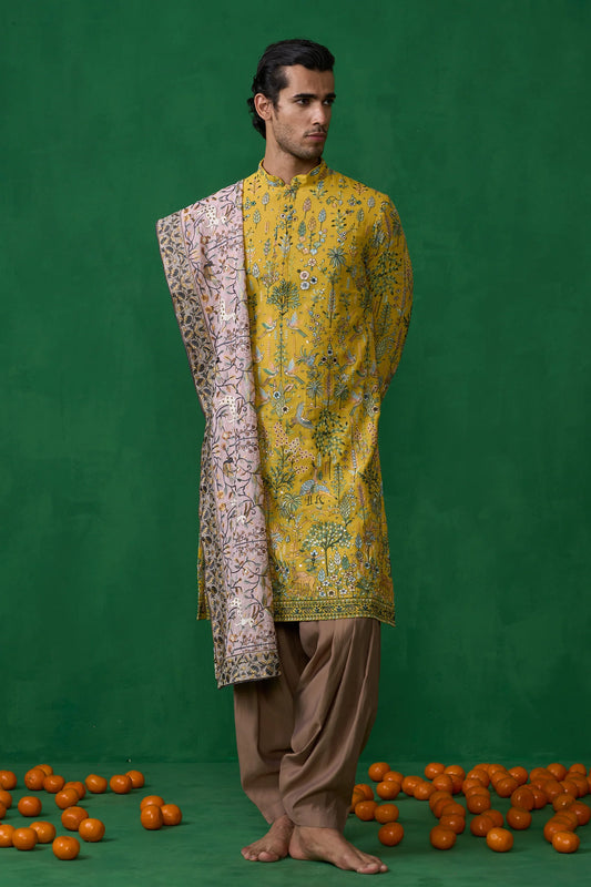 BIRD HALDI KURTA SET